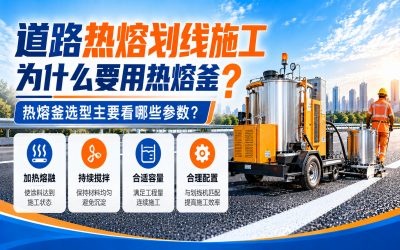 道路热熔划线施工为什么要用热熔釜？热熔釜选型主要看哪些参数